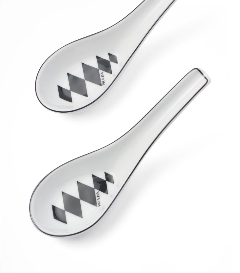 Prada Prada Chequerboard Spoons (Set Of 2)