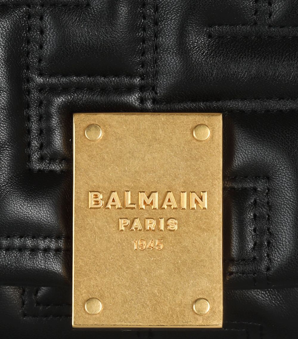 Balmain Balmain Leather Quilted 1945 Shoulder Bag