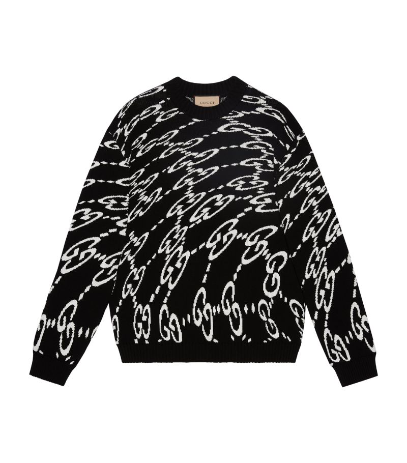 Gucci Gucci Wavy Gg Sweater