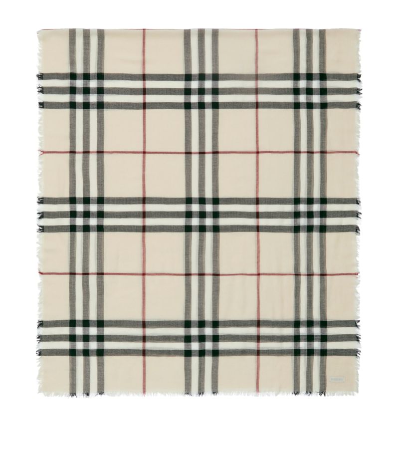 Burberry Burberry Wool Check Scarf