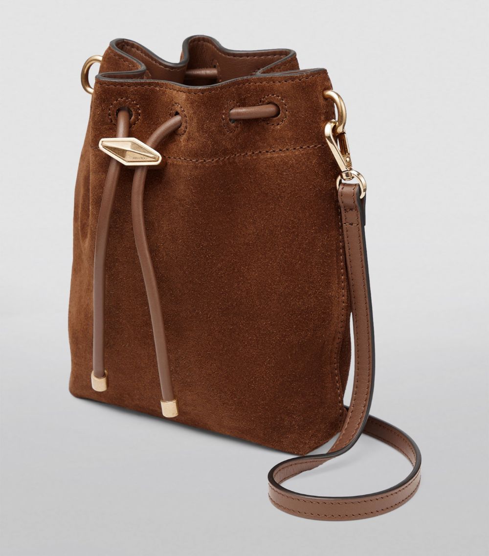 Jimmy Choo Jimmy Choo Mini Suede Cinch Bucket Bag