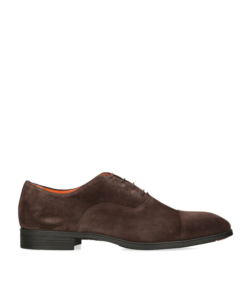 Santoni Santoni Suede New Simon Oxford Shoes