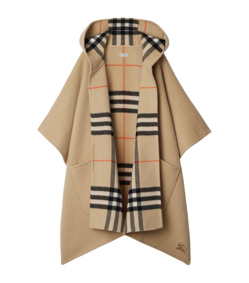 Burberry Burberry Cashmere Reversible Check Cape