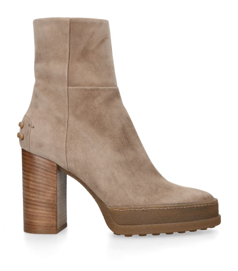 Tod's Tod'S Suede Ankle Boots 30