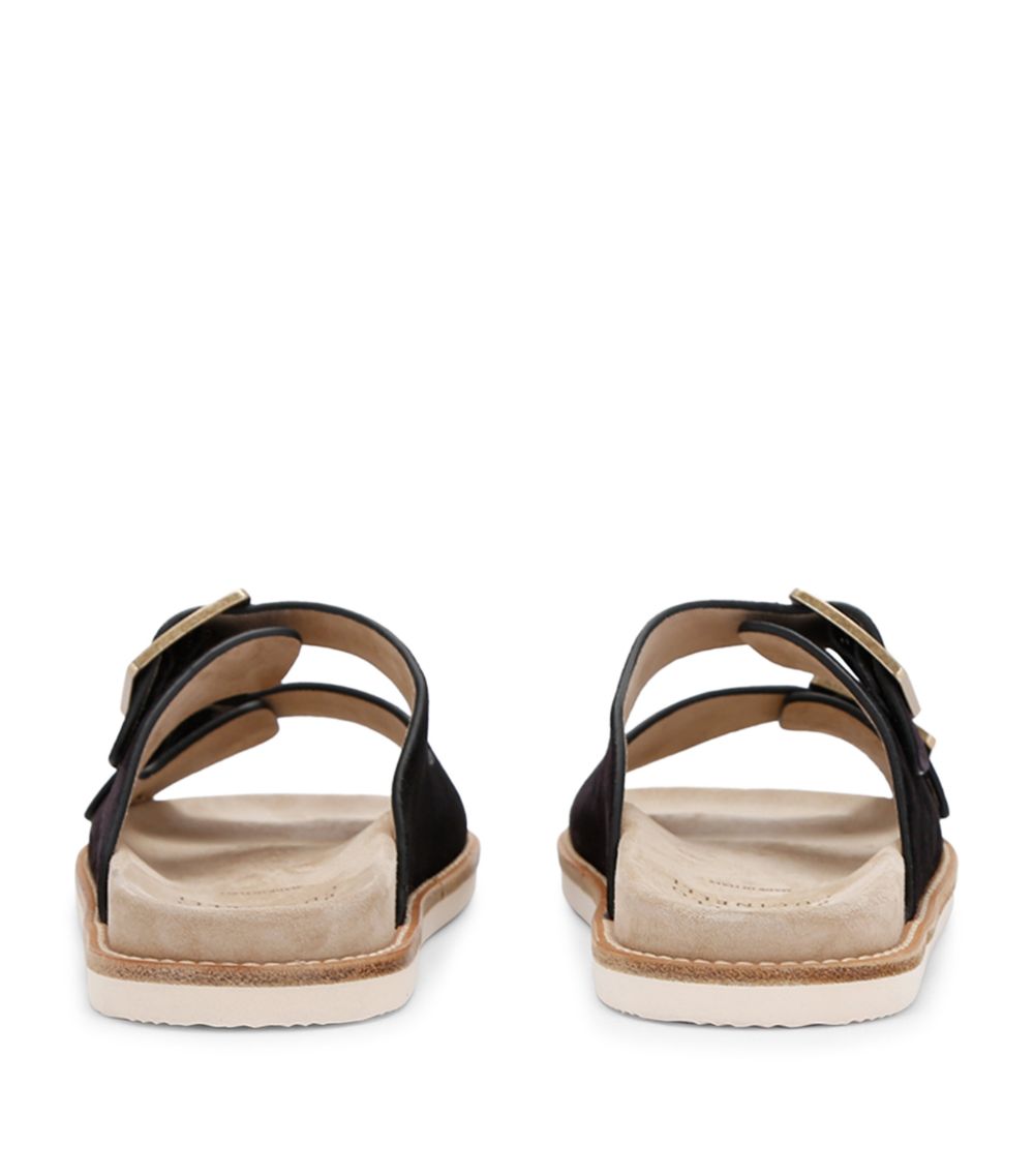 Brunello Cucinelli Brunello Cucinelli Suede Double-Strap Sandals