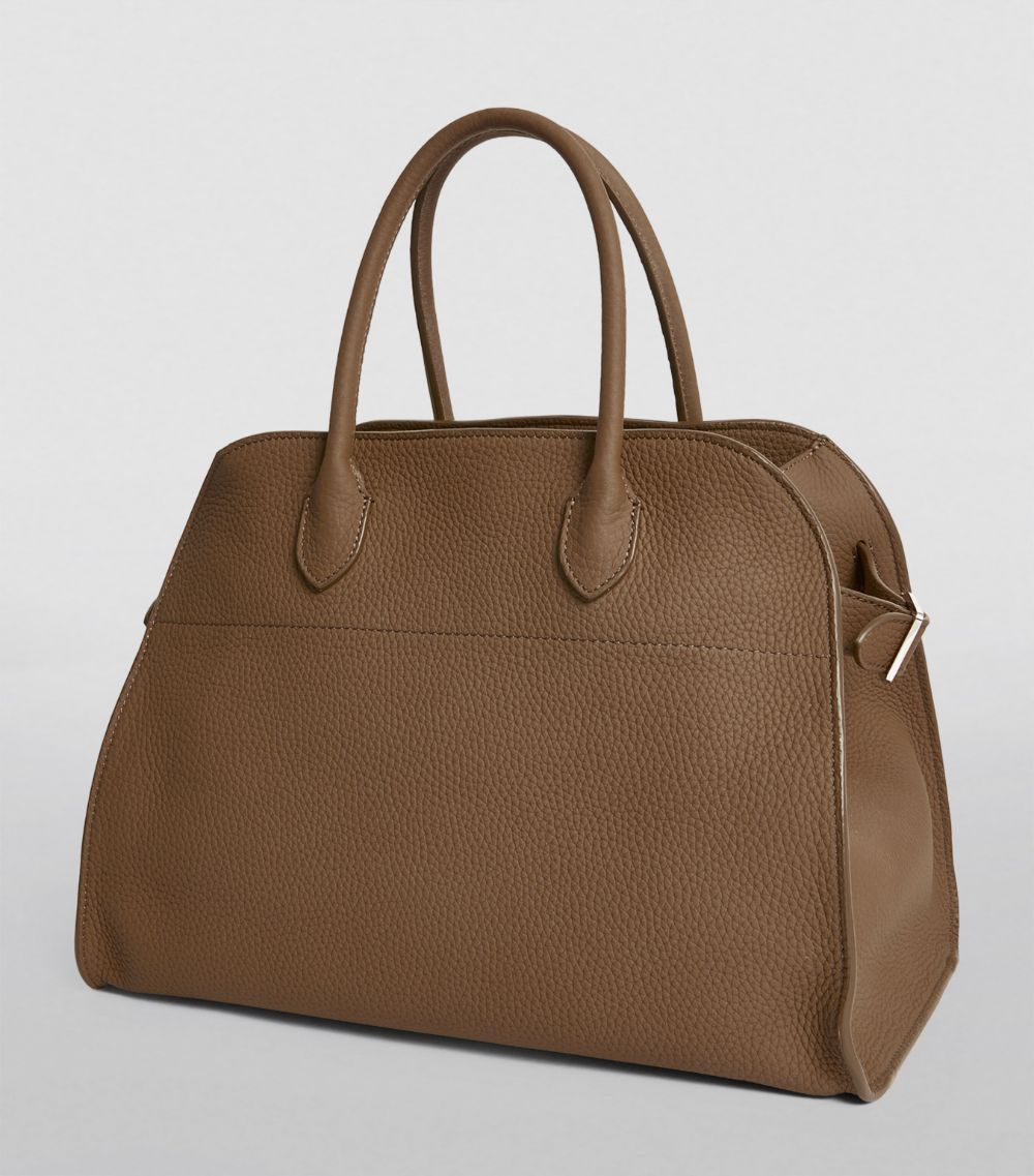 The Row The Row Leather Margaux 12 Top-Handle Bag