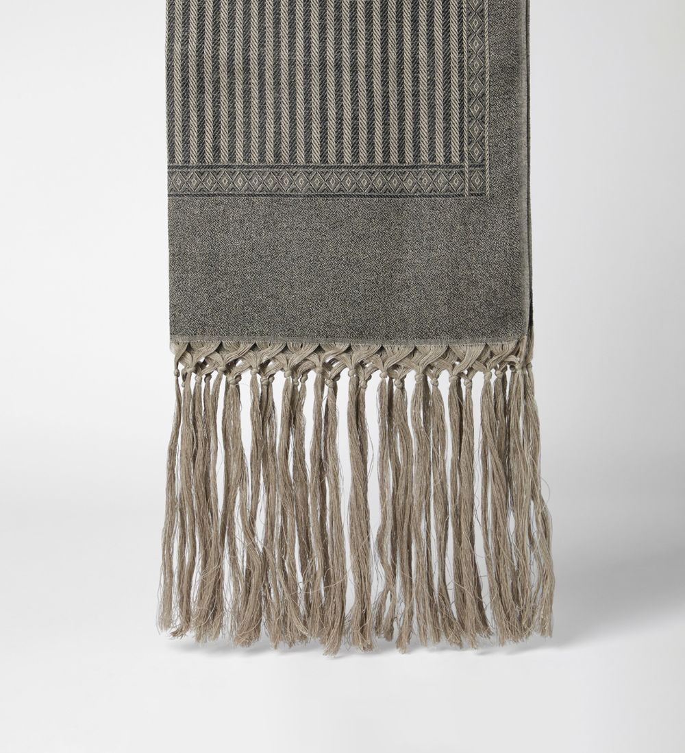 Brunello Cucinelli Brunello Cucinelli Fringed Chevron Beach Towel (170Cm X 70Cm)