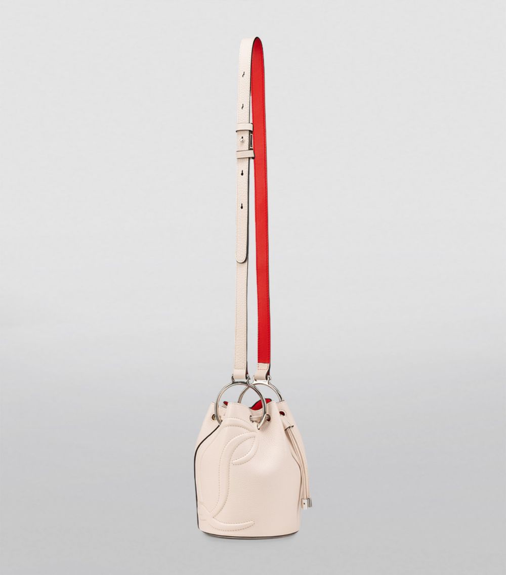 Christian Louboutin Christian Louboutin By My Side Leather Bucket Bag