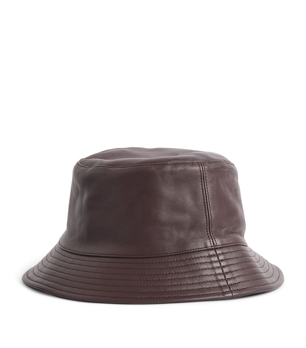 Yves Salomon Yves Salomon Lambskin Bucket Hat