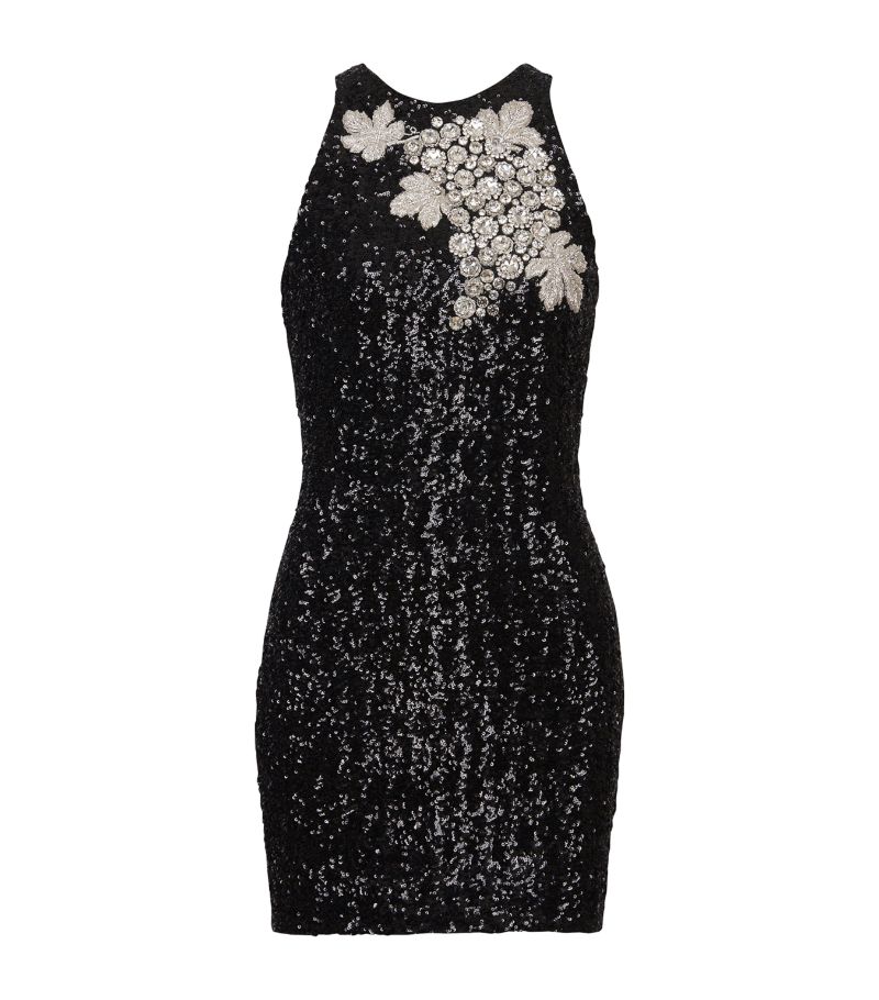 Balmain Balmain Sequin Embroidered Mini Dress