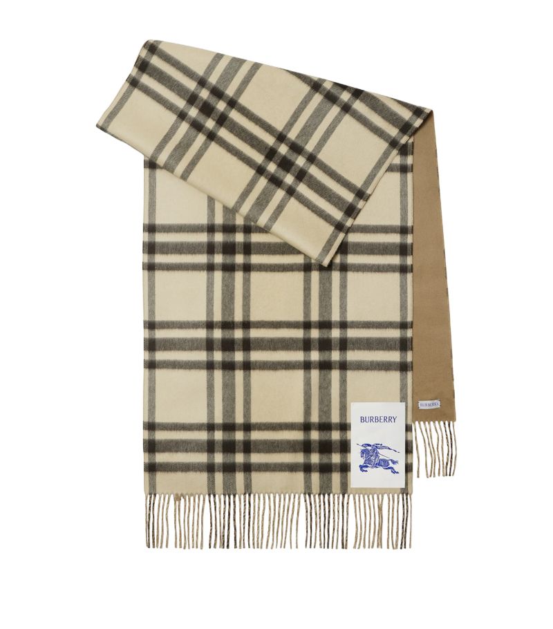 Burberry Burberry Cashmere Reversible Check Scarf