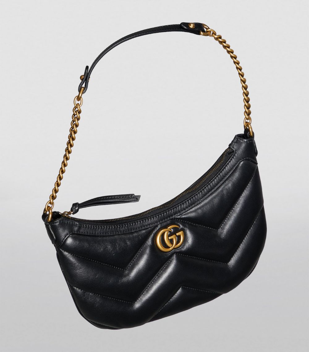 Gucci Gucci Small Leather Gg Marmont Shoulder Bag