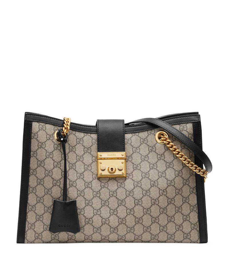 Gucci Gucci Medium Gg Supreme Padlock Shoulder Bag