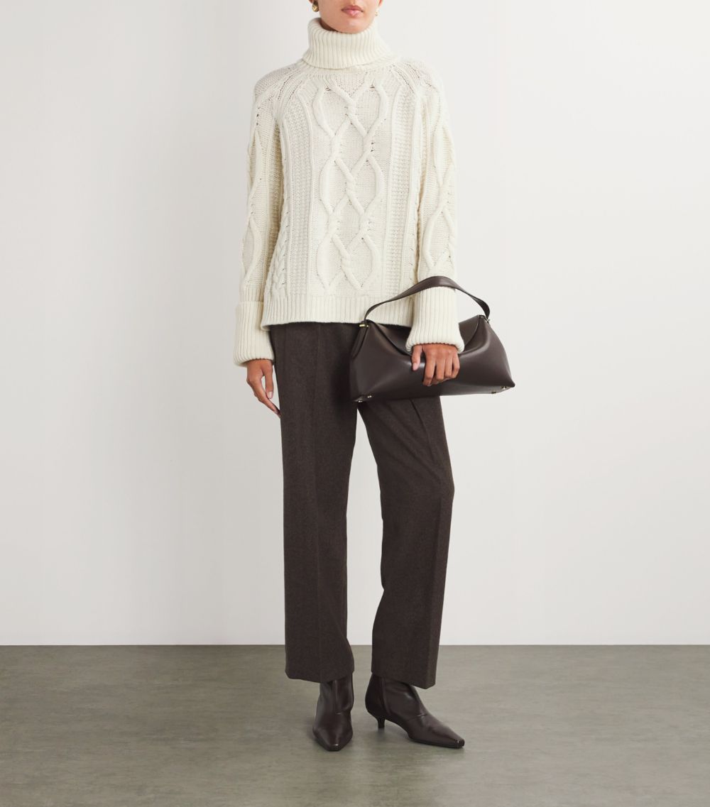 Max & Co. Max & Co. Wool Cable Knit Rollneck Sweater