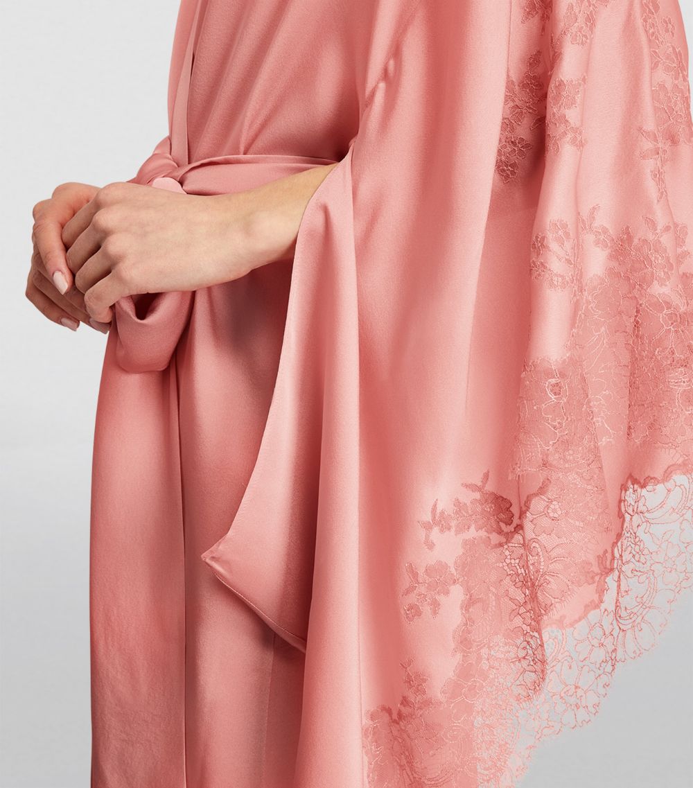 Carine Gilson Carine Gilson Silk Butterfly-Sleeved Robe