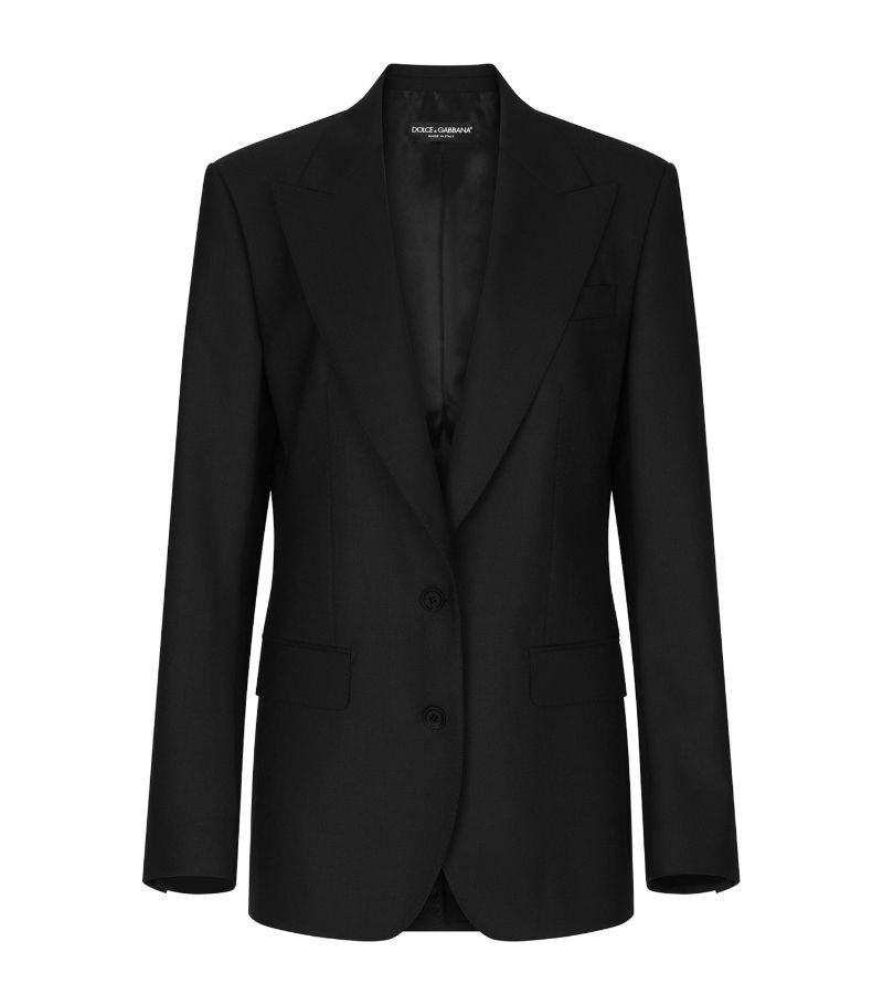 Dolce & Gabbana Dolce & Gabbana Wool Silk-Lined Blazer