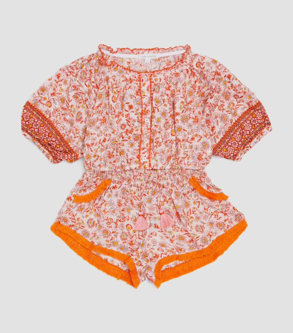 Poupette St Barth Kids Poupette St Barth Kids Floral Andrea Blouse (4-12 Years)