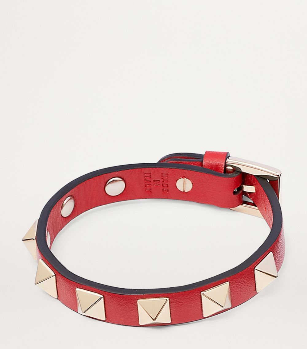 VALENTINO GARAVANI Valentino Garavani Leather Rockstud Bracelet