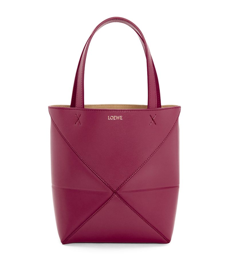 Loewe Loewe Mini Leather Puzzle Fold Tote Bag