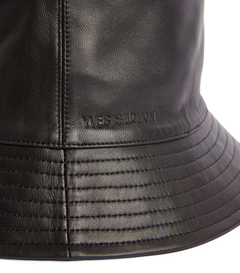 Yves Salomon Yves Salomon Lambskin Bucket Hat