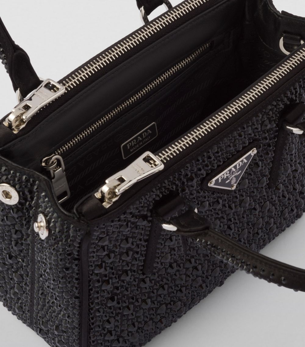 Prada Prada Mini Embellished Galleria Top-Handle Bag