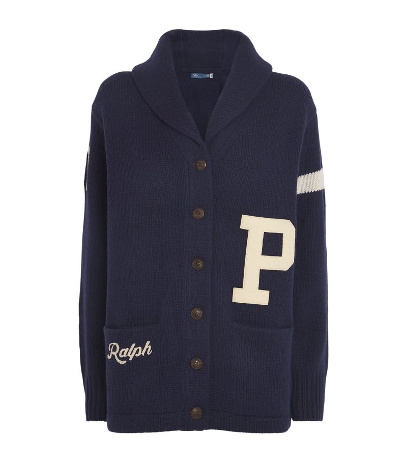 Polo Ralph Lauren Polo Ralph Lauren Wool Embroidered Cardigan