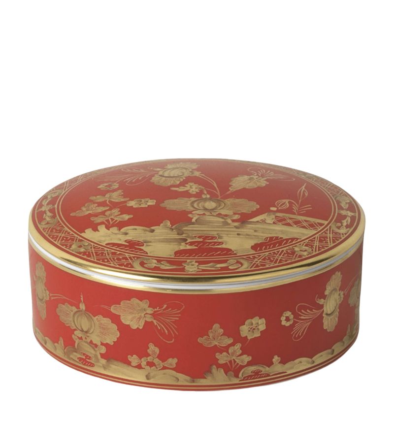 Ginori Ginori 1735 Porcelain Round Trinket Box