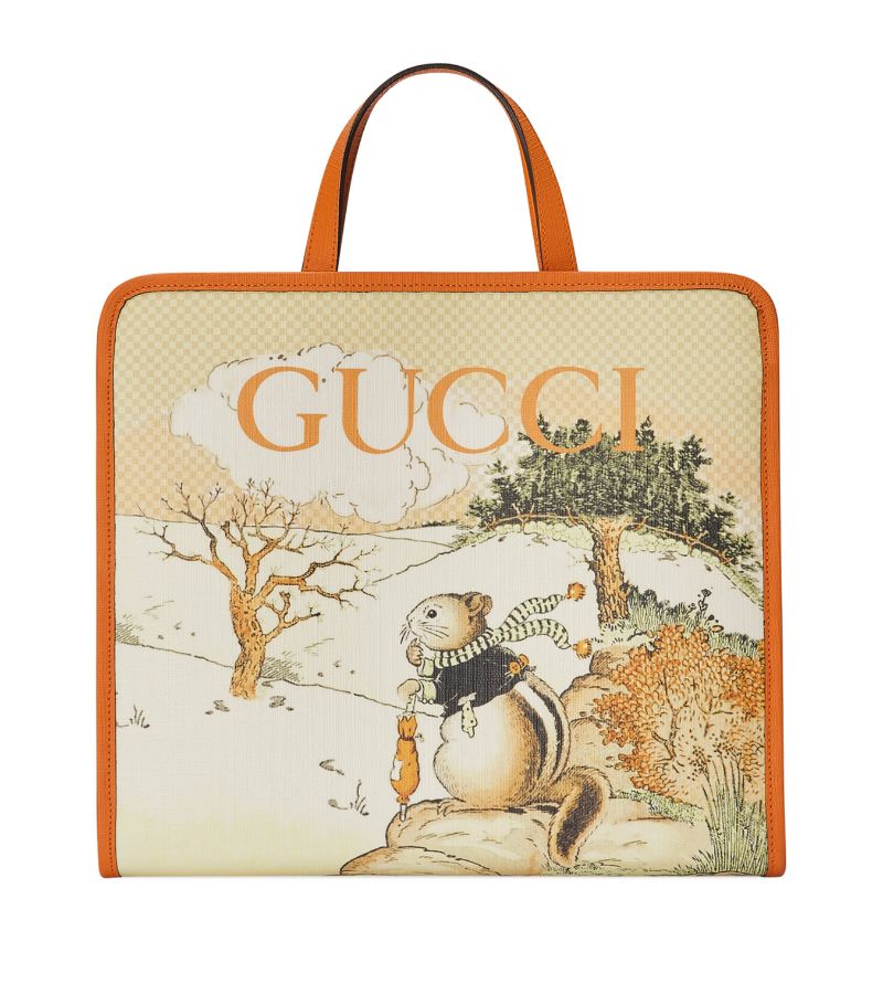 Gucci Gucci Kids Canvas Tote Bag