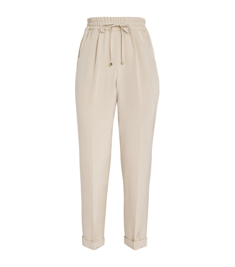 Kiton Kiton Silk-Blend Cropped Trousers