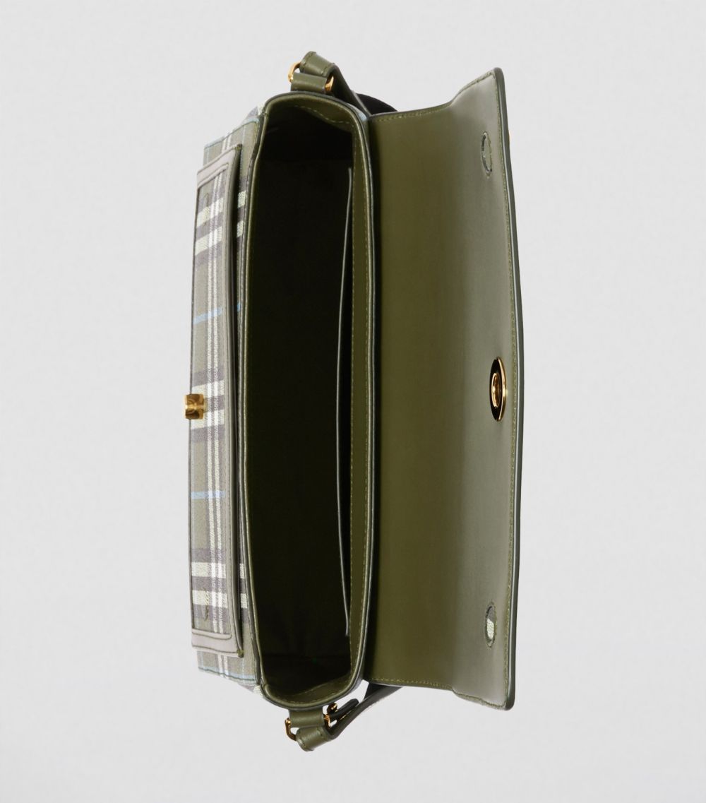 Burberry Burberry Check-Print Note Cross-Body Bag