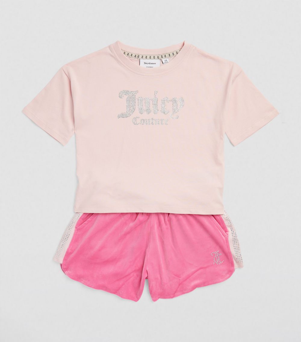 Juicy Couture Kids Juicy Couture Kids T-Shirt And Shorts Set (7-16 Years)