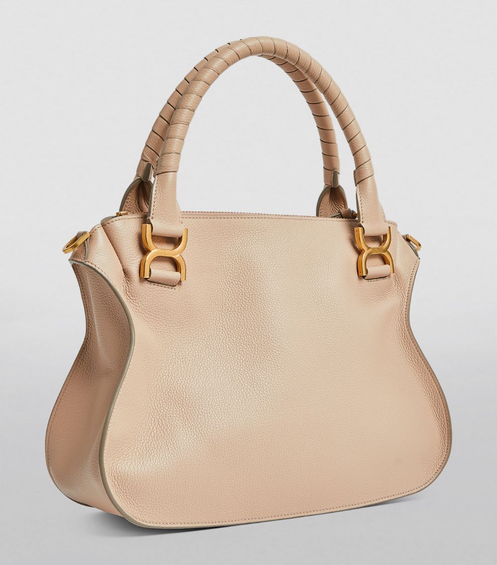 Chloé Chloé Medium Leather Marcie Top-Handle Bag