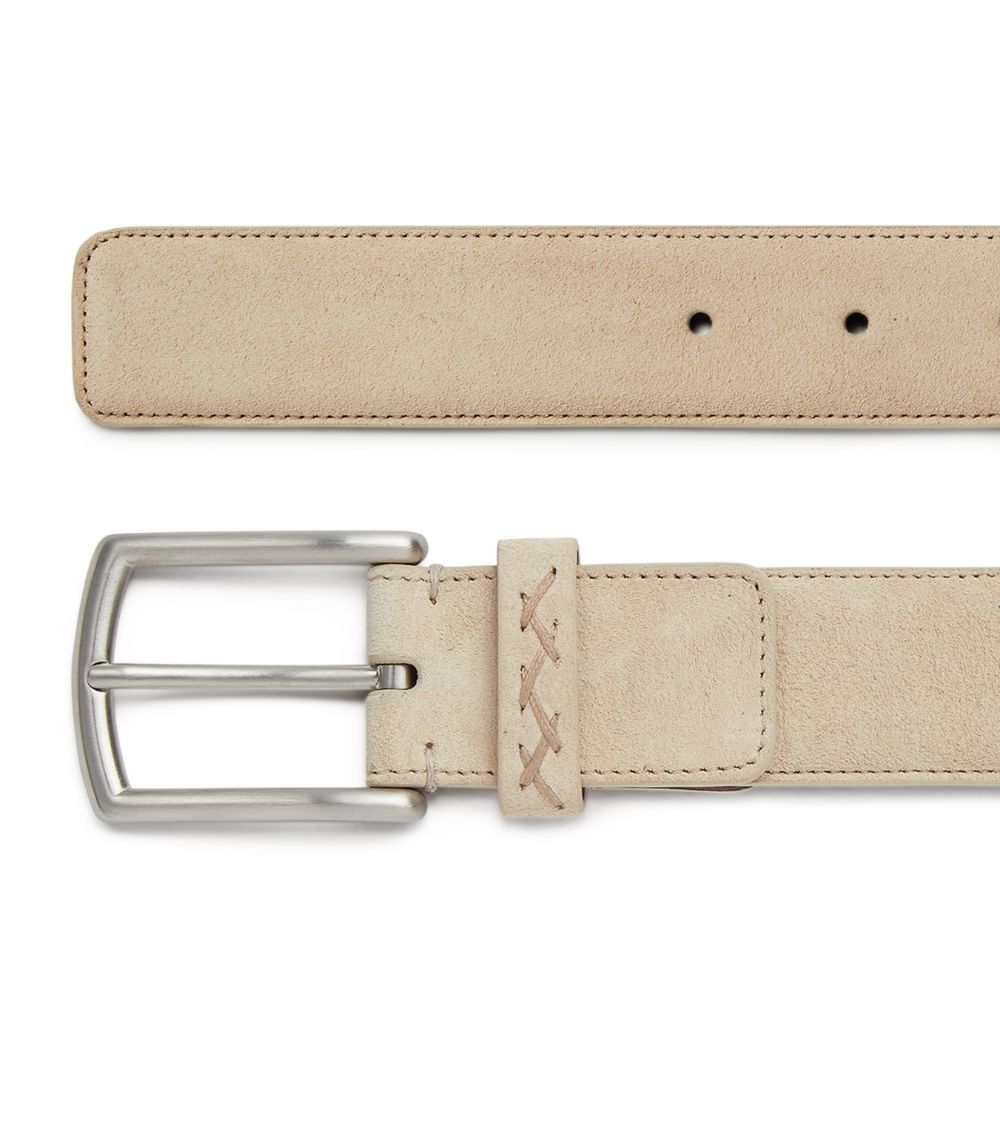 zegna Zegna Suede Belt