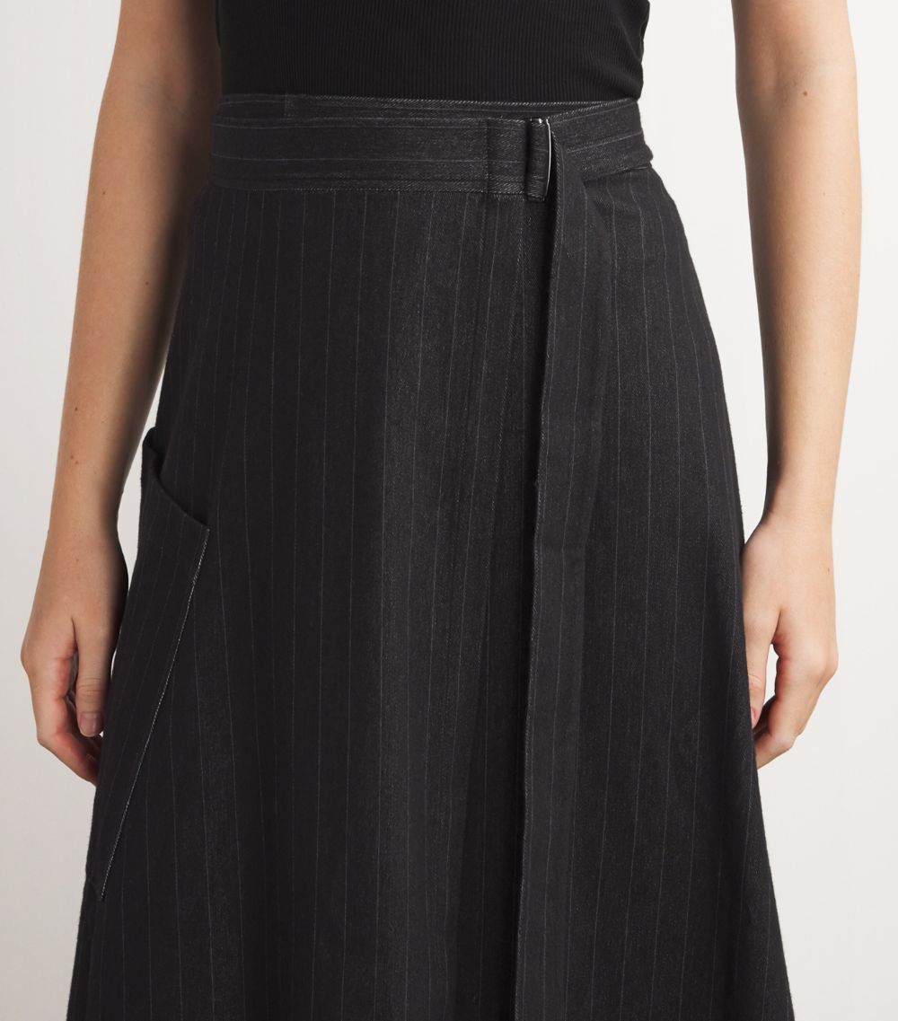 Max & Co. Max & Co. Striped Midi Skirt