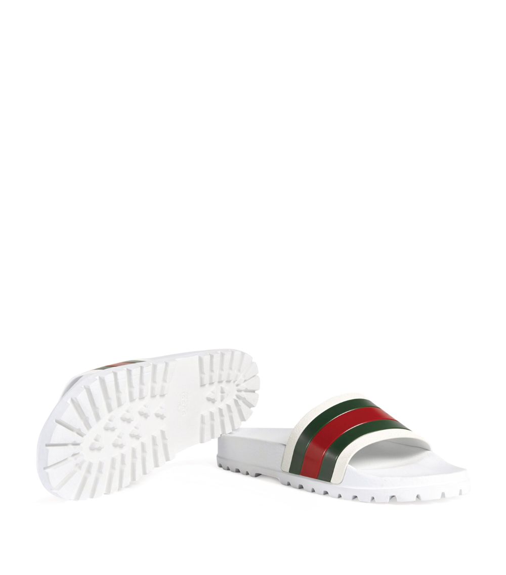 Gucci Gucci Web Stripe Slides