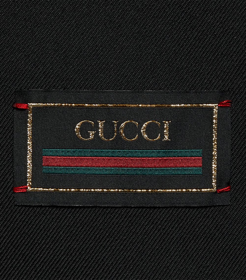 Gucci Gucci Wool Velvet-Lapels Blazer