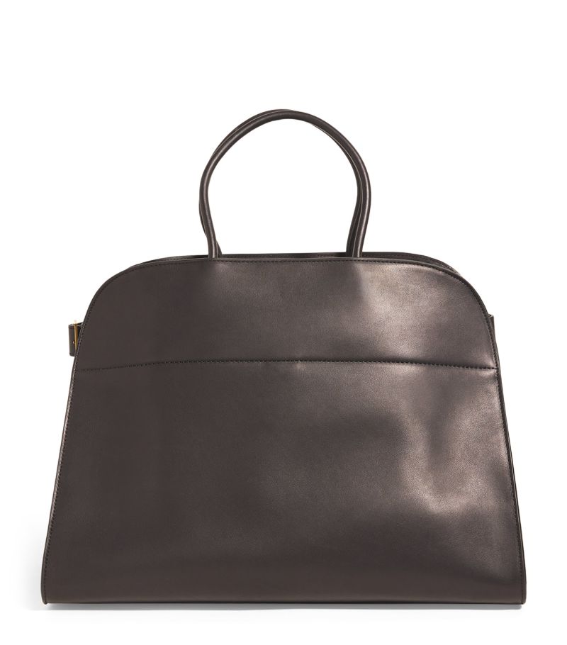 The Row The Row Leather Soft Margaux 17 Top-Handle Bag