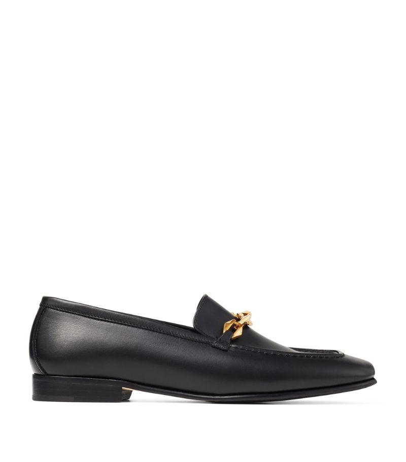 Jimmy Choo Jimmy Choo Diamond Tilda Leather Loafers