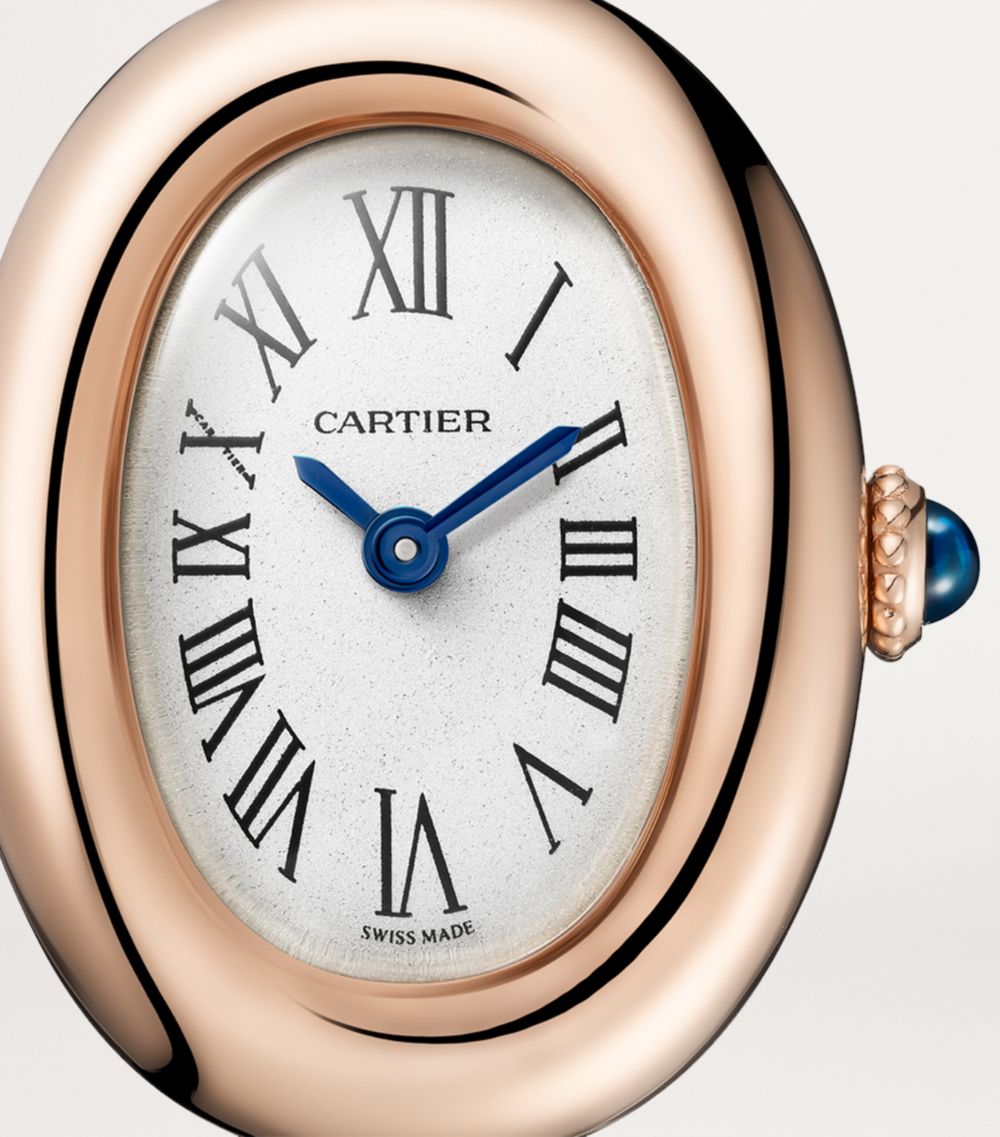 Cartier Cartier Mini Rose Gold Baignoire Watch 18.7Mm (Size 16)