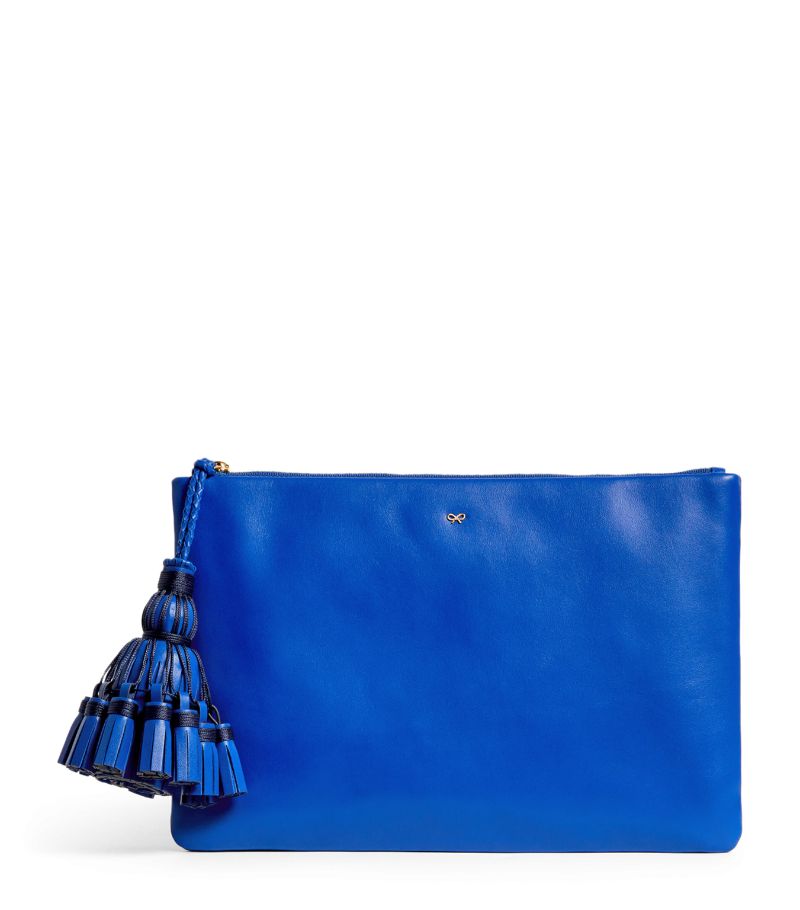 Anya Hindmarch Anya Hindmarch Leather Georgiana Clutch Bag