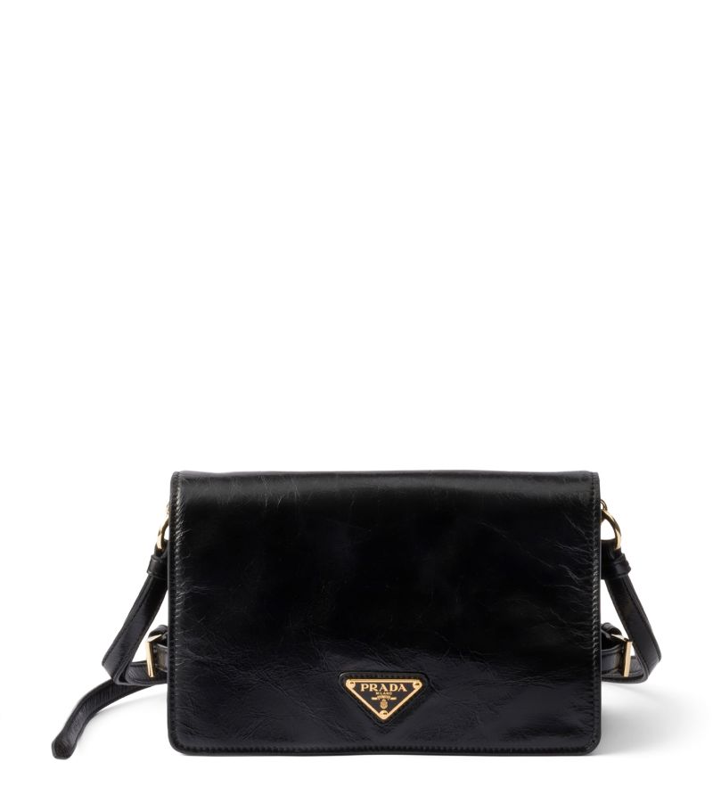 Prada Prada Leather Flap Shoulder Bag