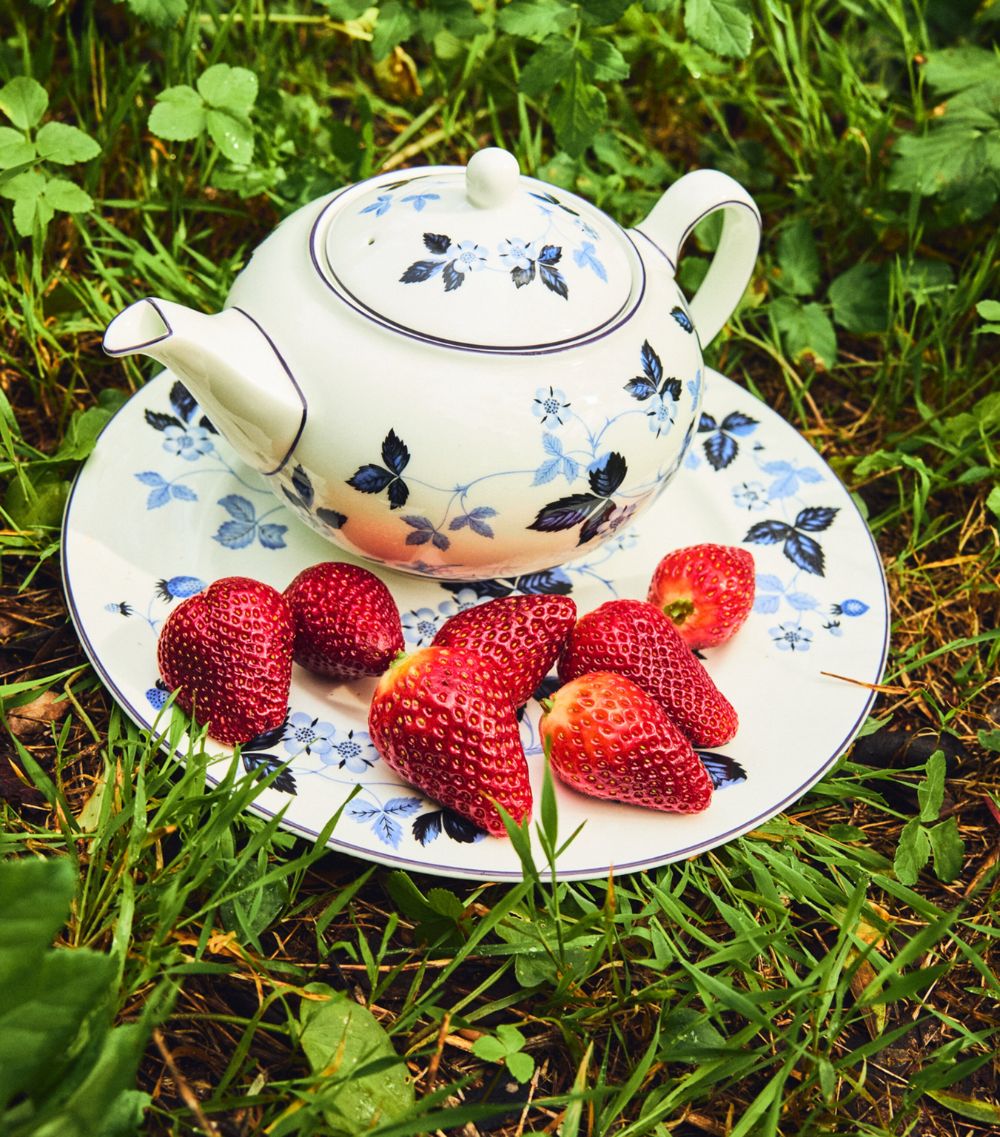 Wedgwood Wedgwood Wild Strawberry Inky Blue Teapot