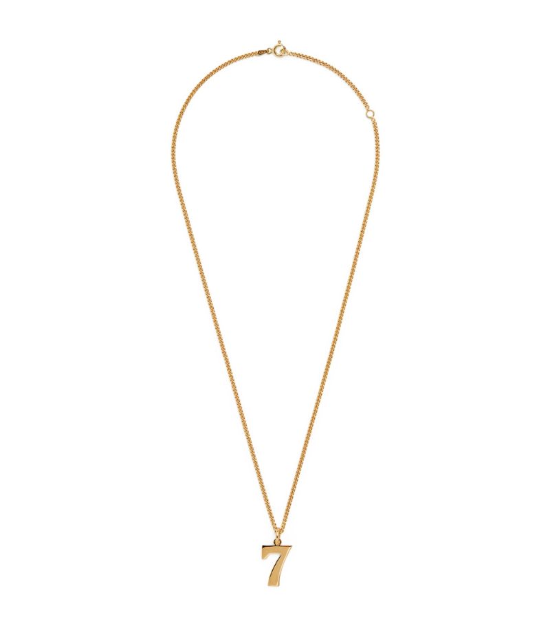 Tilly Sveaas Tilly Sveaas Yellow Gold-Plated 7 Trace Chain Necklace