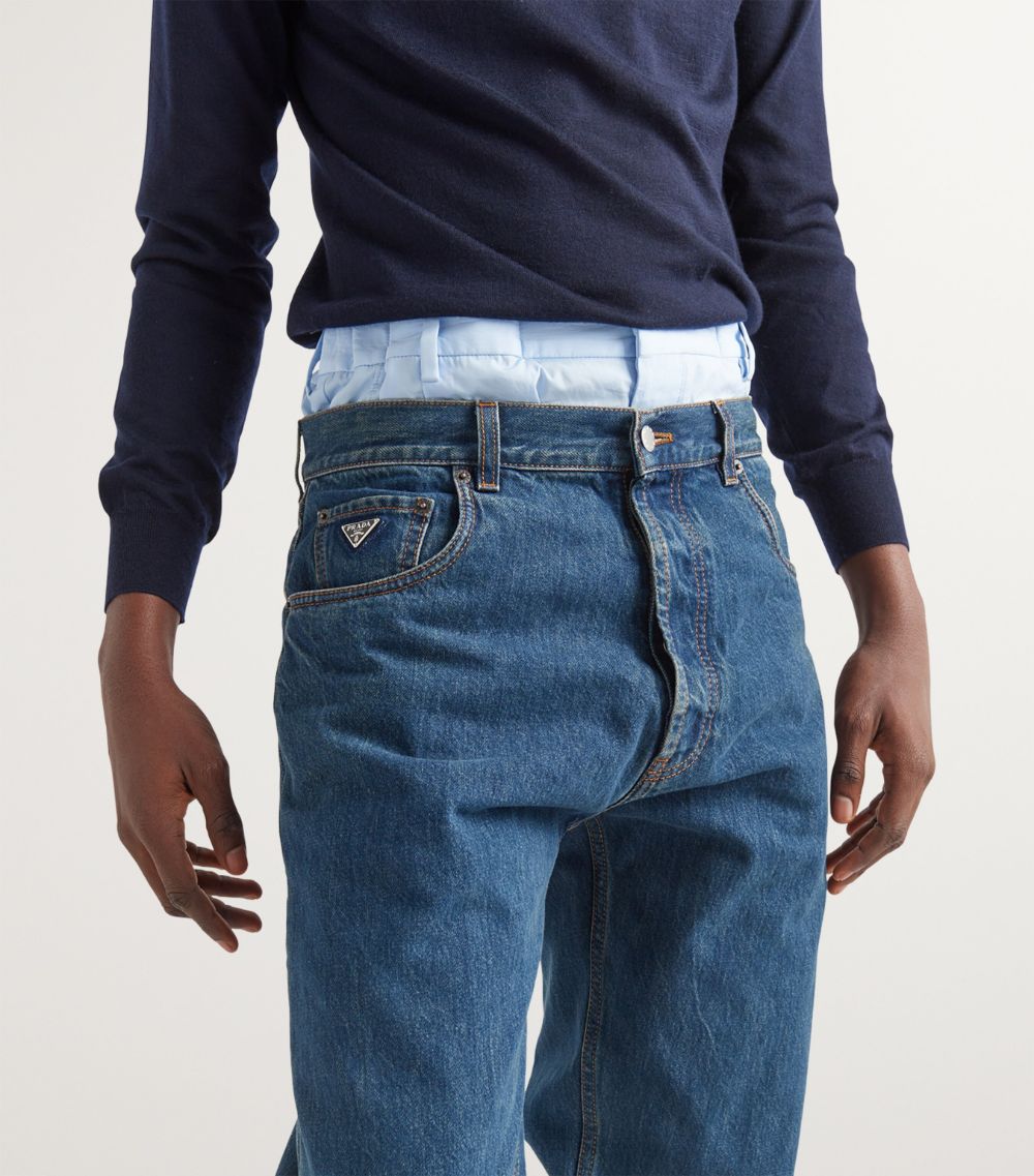 Prada Prada Mid-Wash Jeans