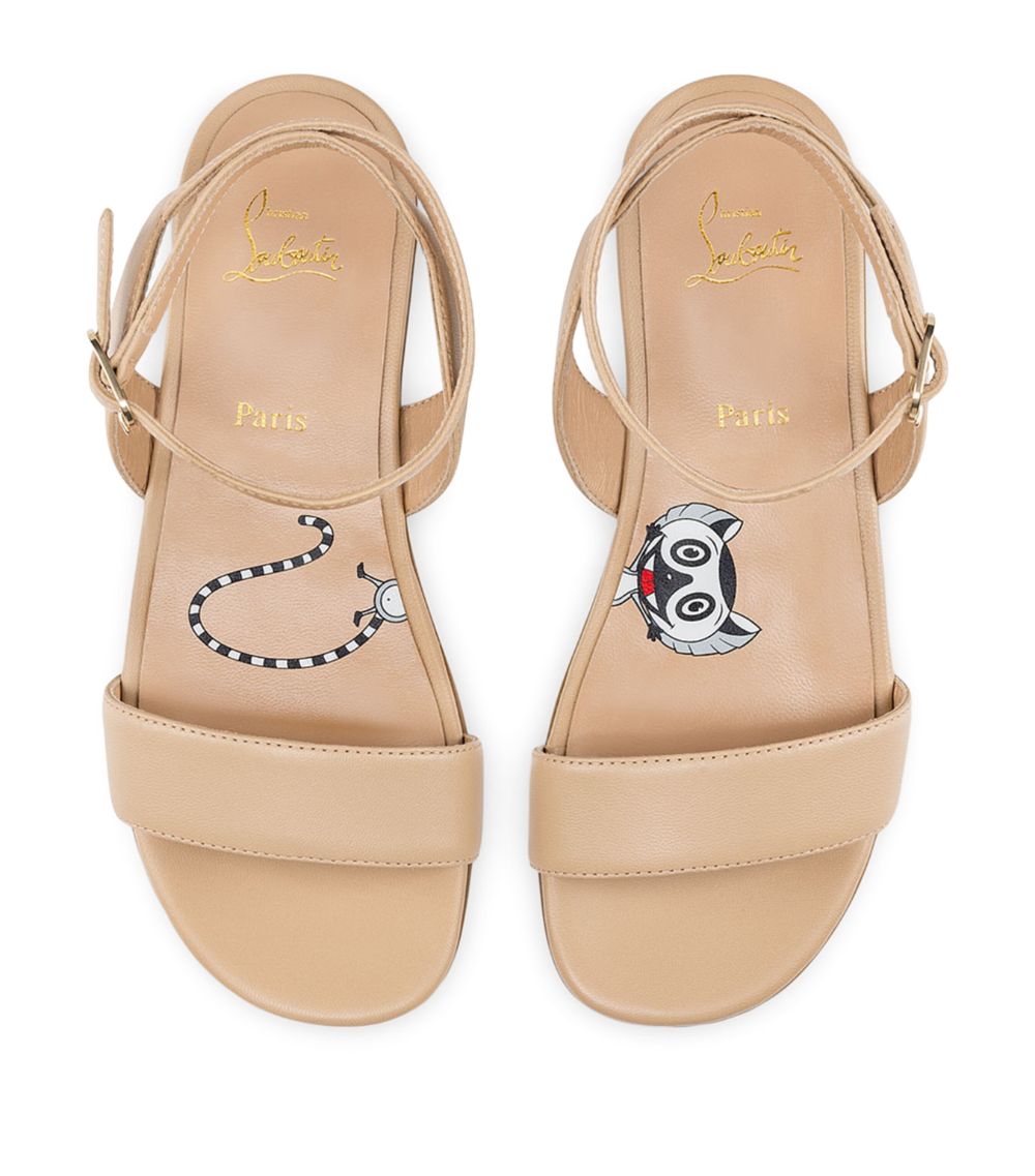 Christian Louboutin Kids Christian Louboutin Kids Leather Melodie Chick Sandals