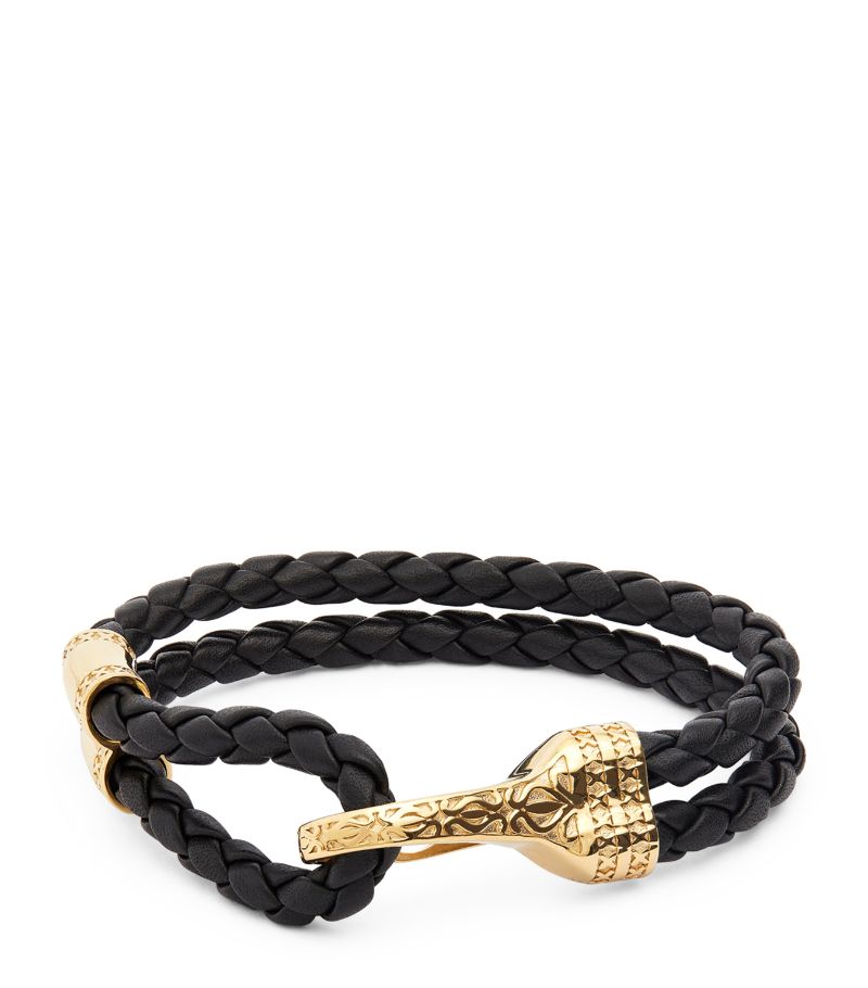 Nialaya Jewelry Nialaya Jewelry Braided Leather Bracelet