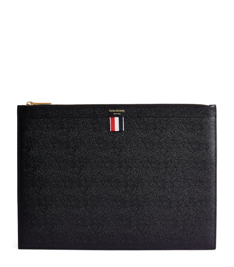 Thom Browne Thom Browne Medium Leather Pouch