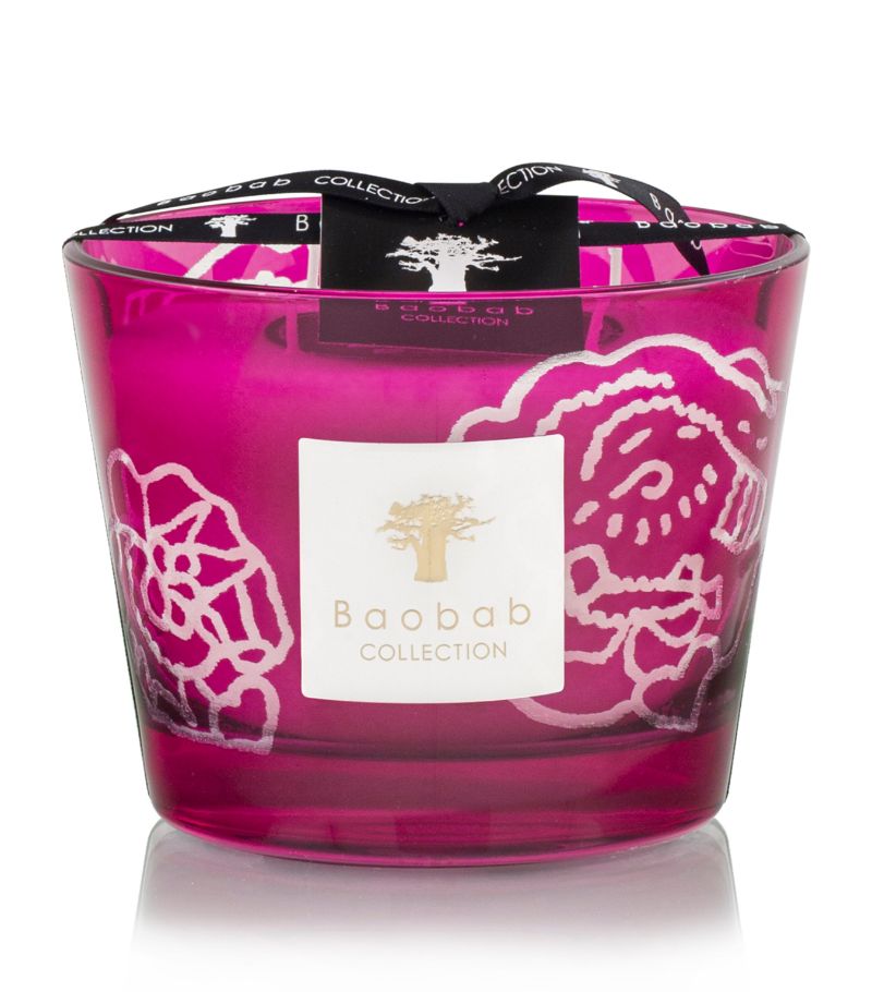 Baobab Collection Baobab Collection Collectible Roses Burgundy Candle (500g)