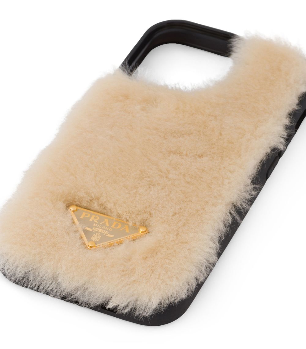 Prada Prada Shearling Iphone 14 Pro Case