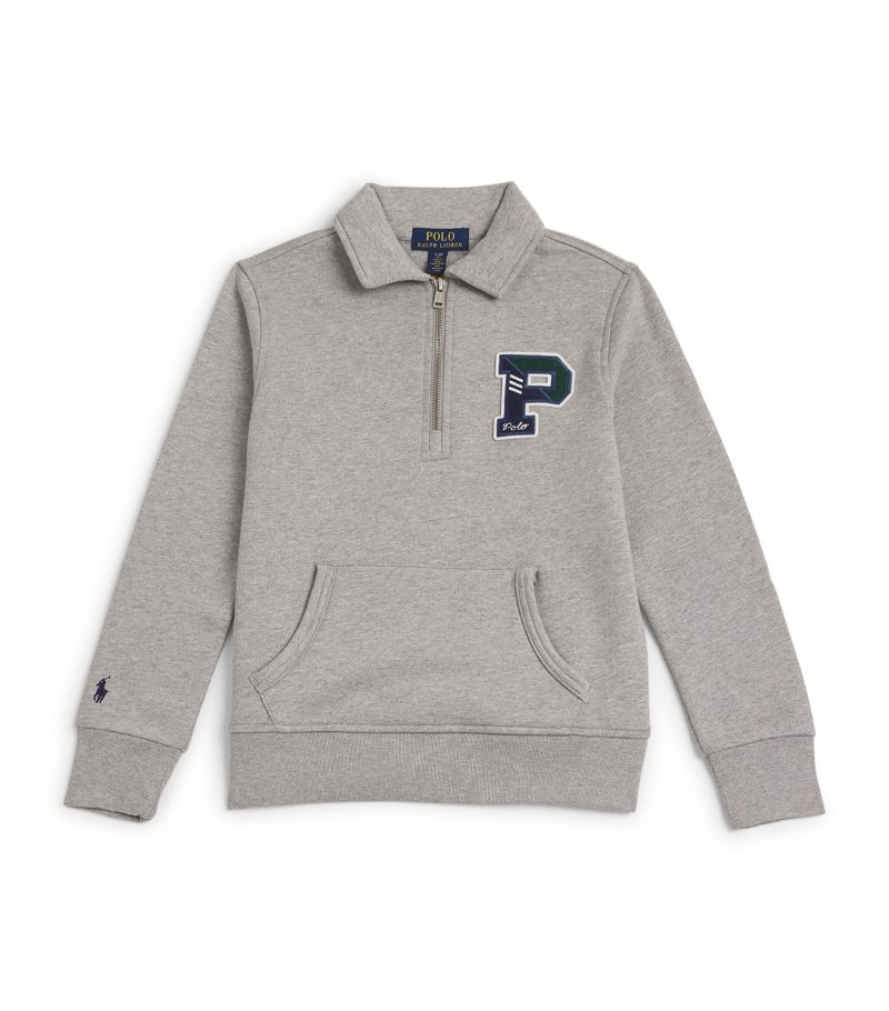 Ralph Lauren Kids Ralph Lauren Kids Cotton Half-Zip Sweatshirt (2-7 Years)